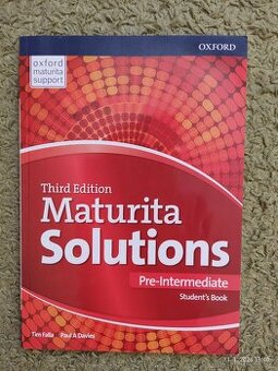 Učebnice  a PSangličtiny Maturita Solutions Pre-Intermediate
