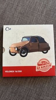 Stříbrná mince Na kolech - Motorové vozidlo Velorex proof