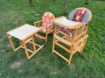 Daruji jidelni zidlicku a stolecek v jednom