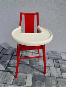Dětská dřevěná jídelní stolička IKEA BLÅMES