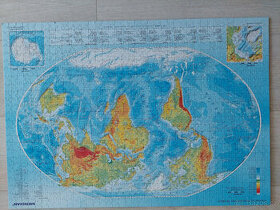 Mapa světa - obraz z puzzle
