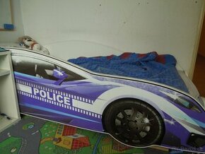 Dětská postel policejní auto
