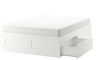Ikea postel Brimnes (160 x 200 cm) s 2x roštem LONSET