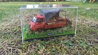 Diorama Škoda 1203 palety 1:43