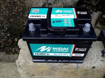 autobaterie 60Ah Midac
