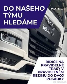 Řidič C+E na pravidelné trasy v pravidelném režimu