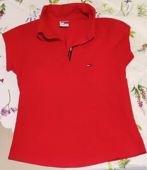 Červené tričko Tommy Hilfiger