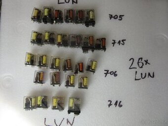 Relé LUN 705,706,715 a 716