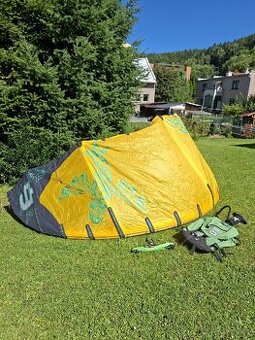 Kite Best Waroo 9m² – žlutý, s příslušenstvím - Kiteboarding