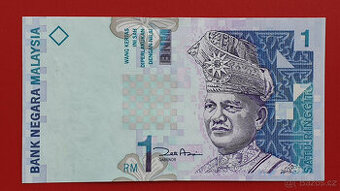 Bankovka MALAJSIE 1 Ringgit rok 1995 stav UNC