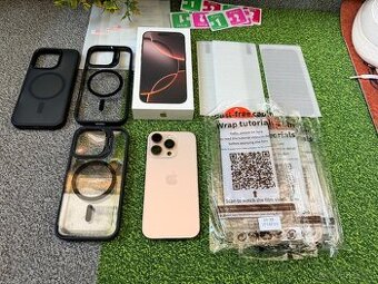 Mobilní telefon Apple iPhone 16 pro 256 GB desert titanium