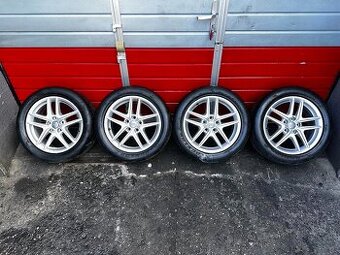Original ALU kola Audi 17" 6,5J ET28 letní pneu 225/50/R17