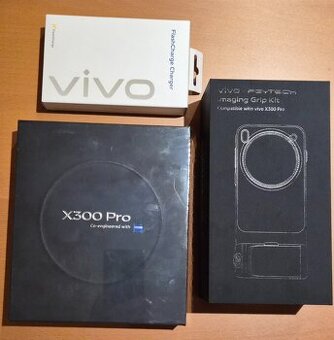 Vivo X300 Pro 5G 16 GB / 512 GB béžový s Gripem a rychlonab