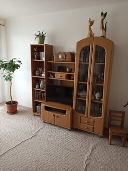 Komplet nábytek do obývacího pokoje z masivní olše