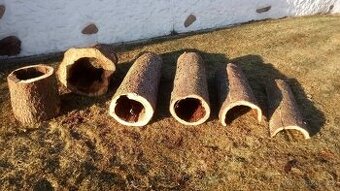 Duté kmeny na ptačí budky aj.