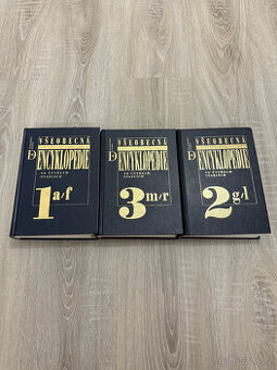 Všeobecné encyklopedie knihy 3ks