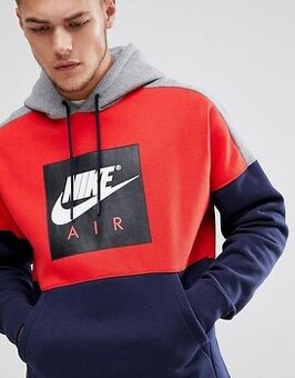 NIKE PÁNSKÁ BAVLNĚNÁ STYLOVKA-MIKINA L(L-XL)