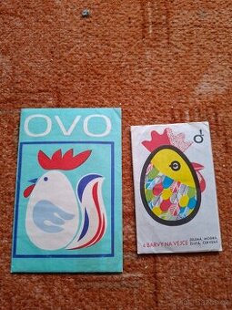 Velikonoční obtisky a barvy na vajicka