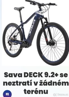 Elektrokolo horské SAVA Deck 9.2 vel.XL