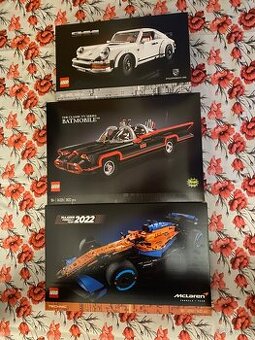 Lego 10295 76328 42141 nové, Nerozbalené