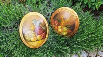 Olejomalba - oválný obraz