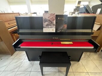 Petrof L118 se zárukou 5 let, doprava zdarma, včetně židle