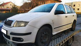 ŠKODA Fabia I 1.4 TDI 55 kW combi DÍLY facelift BÍLÁ