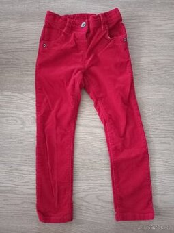 Dívčí manšestrové kalhoty Next, vel. 116