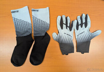 Cyklistické ponožky a rukavice - 1