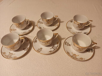 Karlovarský porcelán hrníčky podšálky