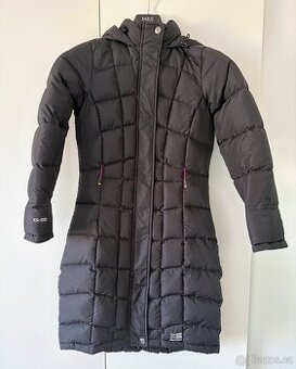 Karrimor dlouhý zimní péřový prošívaný kabát s kapucí