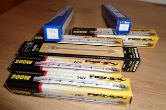 Halogenové žárovky R7s + DZ trubice 7 a 9 W