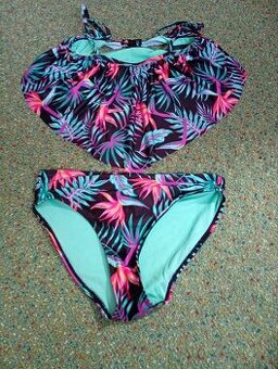 Dívčí plavky Jungle H&M dvoudílné