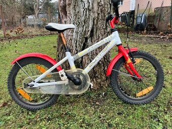 Dětské kolo Author Stylo 16 červenobílé (pro děti 4-6 let)