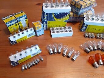 Žárovky 24V H7, H4, R5W, R10W, PY21W, P21W, W5W, T4W, C5W,..