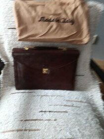 Kožená italská dámská kabela