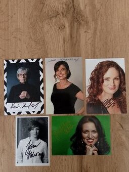 autogramy hereček