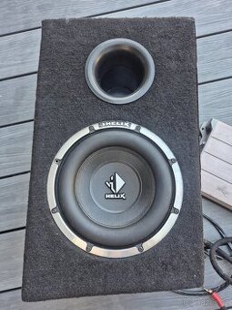 HELIX 12" + HIFONICS zesilovač – zakázková audio sestava pr