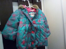 Zimní kabátek pro holčičku Marks&Spencer, vel. 98 - 1