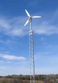 Malá větrná elektrárna 3 Kw 10 m vysokou