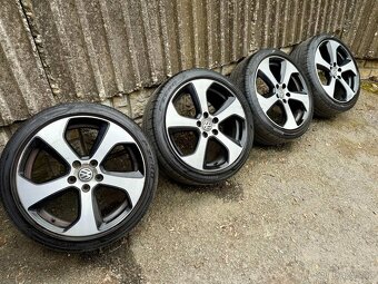 Originální Alu kola Volkswagen GTI 5x112 r18 letní pneu 5mm