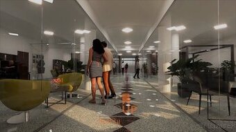 Pronájem kanceláře o rozloze 42 m2, ulice Národních hrdinů, 