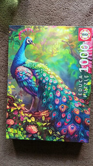 1000 dílků puzzle páv - 1