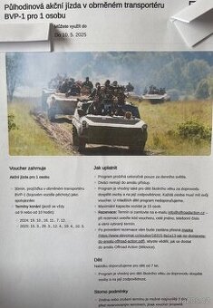 Voucher na jízdu v BVP ze slevomatu