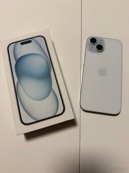 iPhone 15 Blue 128GB, záruka do 2027