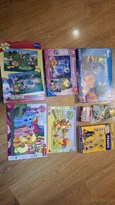 Puzzle Nemo, Disney, my Little Pony, medvídek Pu
