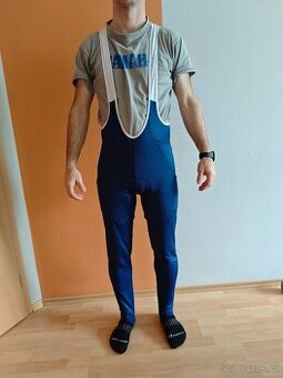 Zateplené cyklistické kalhoty s vložkou