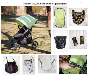 Kočárek VALCO BABY SNAP 4 + bohaté příslušenství