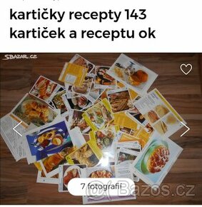 Kartičky recepty 143 ks nove - 1