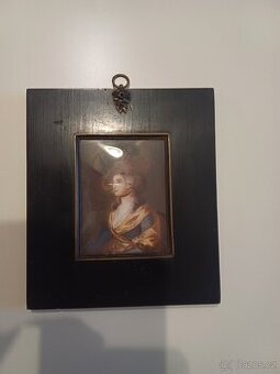 Starožitný obrázek francouzká miniatura